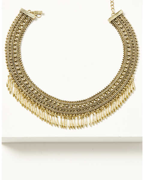 Image #1 - Shyanne Women's Desert Boheme Choker Necklace, Gold, hi-res