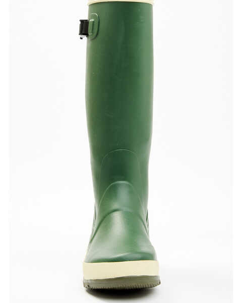 Image #5 - Cody James Men's 17" Rubber Waterproof Work Boots - Round Toe, Green, hi-res