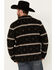 Image #4 - Powder River Outfitters by Panhandle Men's Berber Multicolor Zip Snap Jacket, Charcoal, hi-res