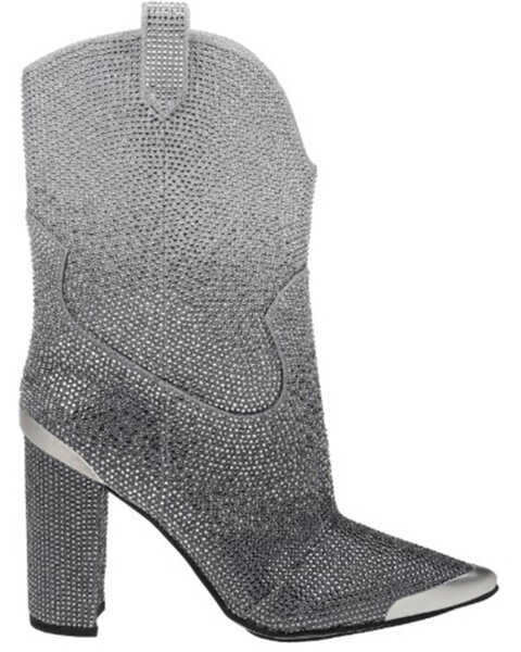 Image #2 - DanielXDiamond Women's Johnny Guitar Western Boots - Pointed Toe, Grey, hi-res
