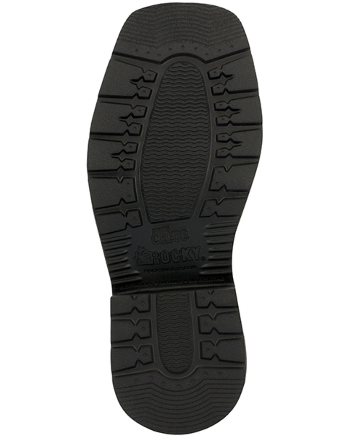 Image #7 - Rocky Little Boys' Monocrepe Western Boots - Broad Square Toe, Ivory, hi-res