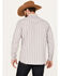 Image #4 - Moonshine Spirit Men's Cosmic Dobby Striped Long Sleeve Western Snap Shirt, Purple, hi-res