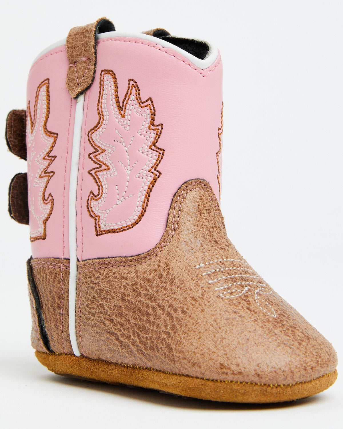 Boot Barn Infant Girls' Carter Western Boots - Round Toe, Pink, hi-res