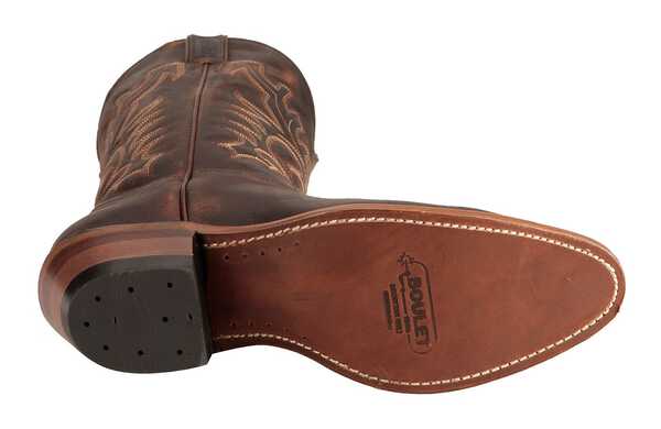 Image #5 - Boulet Copper Cowboy Boots - Medium Toe, , hi-res