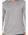 Image #3 - Carhartt Men's Force Sun Defender&trade; Lightweight Solid Quarter Zip Pullover, Steel, hi-res