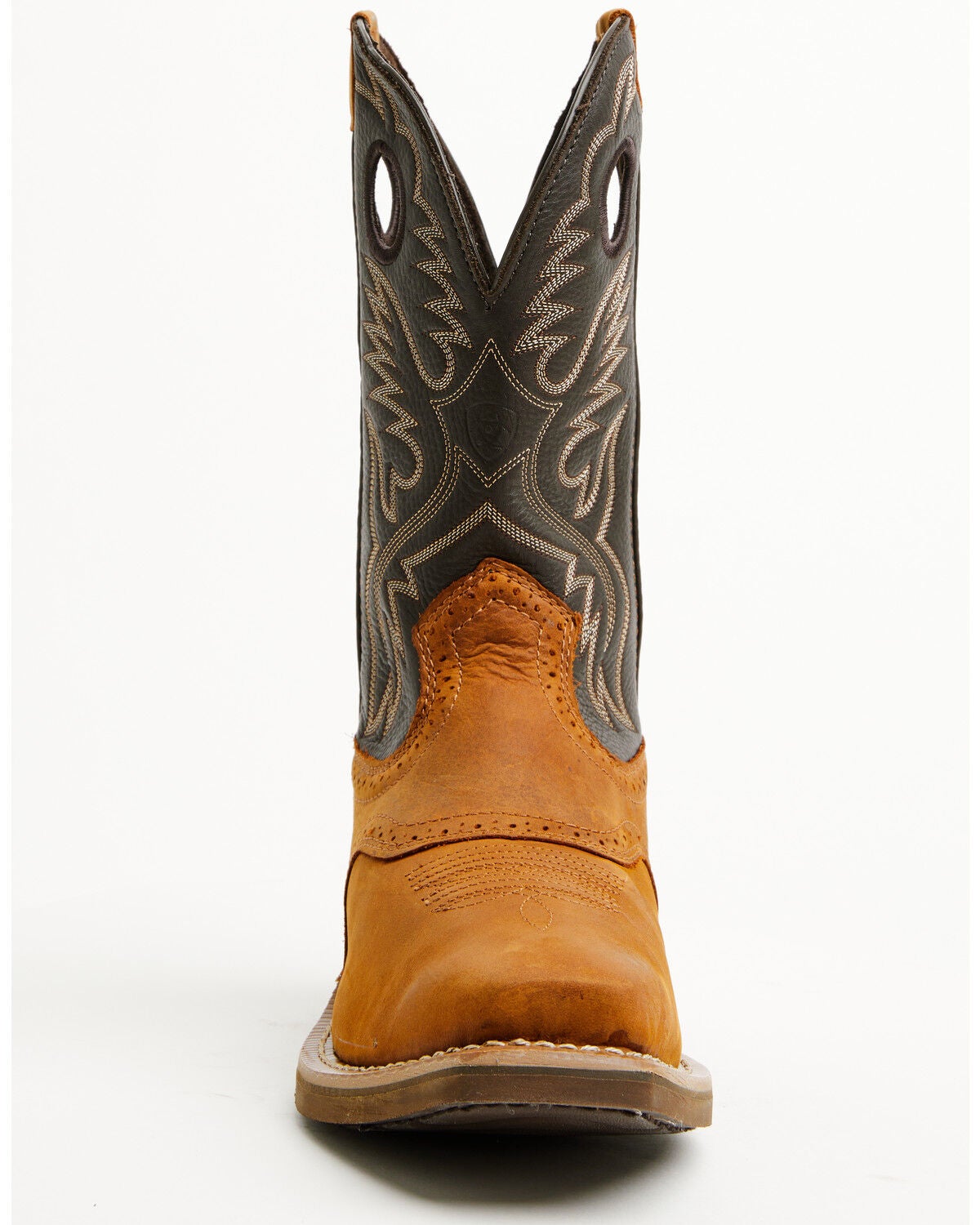 Ariat Heritage Roughstock Boots Mens 10.5 Square Toe Western Cowboy Brwn Leather Ariat Men main image 2