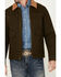 Image #3 - Pendleton Men's Carson City Solid Canvas Lined Zip-Up Jacket, Olive, hi-res