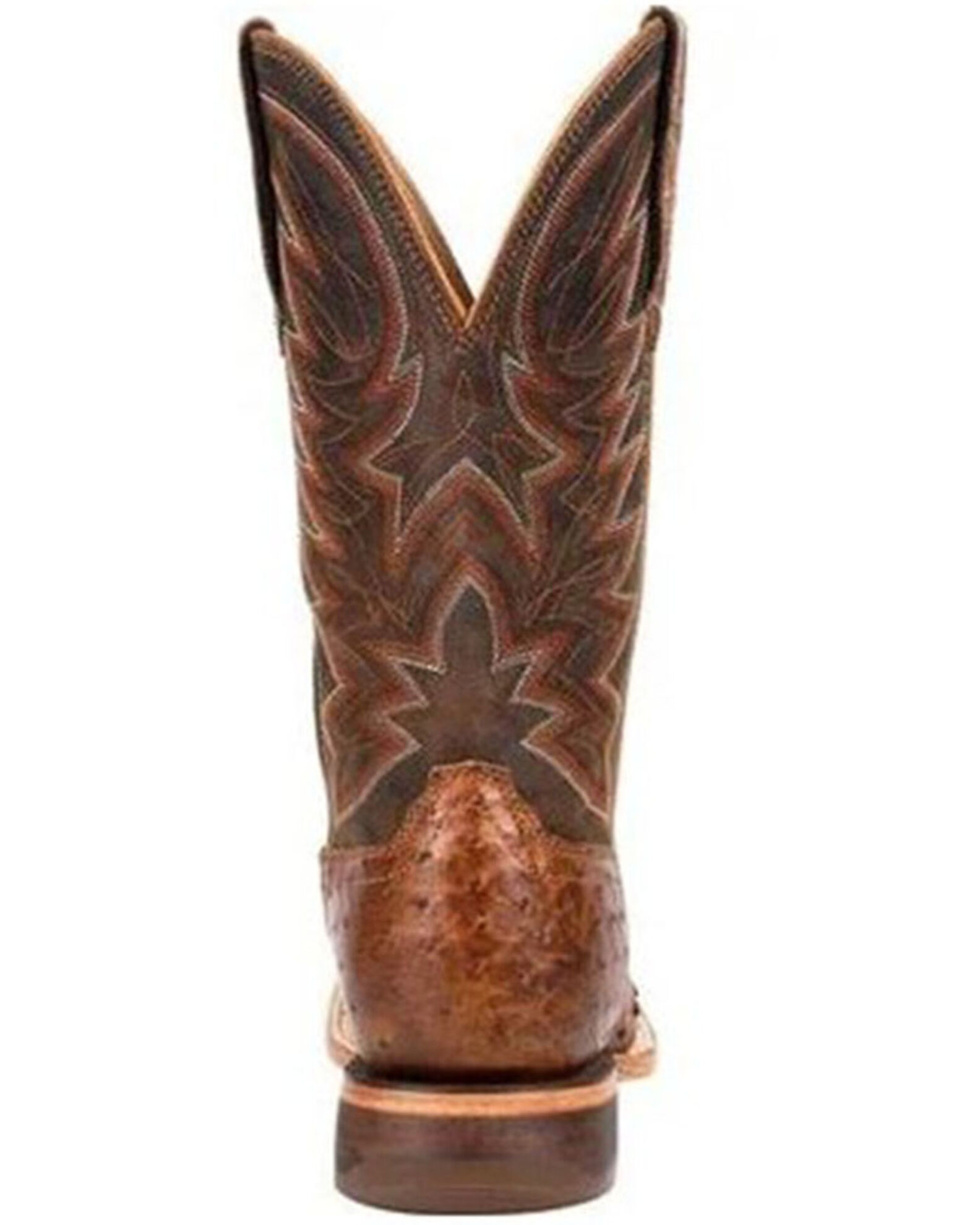 Durango Men s Wheat Brown Exotic Full Quill Ostrich Western Boots Square Toe Sheplers