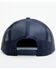 Image #3 - Lazy J Ranchwear Men's Navy Red Ranch Logo Patch Mesh Back Ball Cap, Navy, hi-res