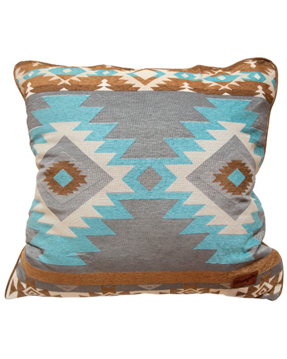 Image #1 - Wrangler Mesa Daybreak Southwestern Print Euro Pillow Sham Cover, Blue, hi-res