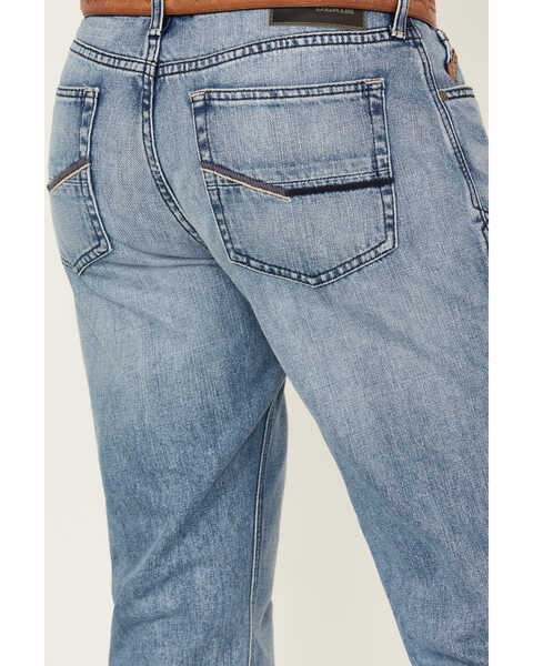 Image #4 - Ariat Men's M4 Ward Light Wash Relaxed Straight Jeans , Light Wash, hi-res