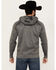 Image #4 - Kimes Ranch Men's Rockford Tech Hooded Sweatshirt, Heather Grey, hi-res