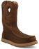 Image #1 - Twisted X Men's Pull-On Wedge Sole Waterproof Work Boot - Soft Toe, Brown, hi-res