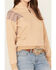 Image #3 - Shyanne Women's Southwestern Print 1/2 Zip Pullover , Oatmeal, hi-res