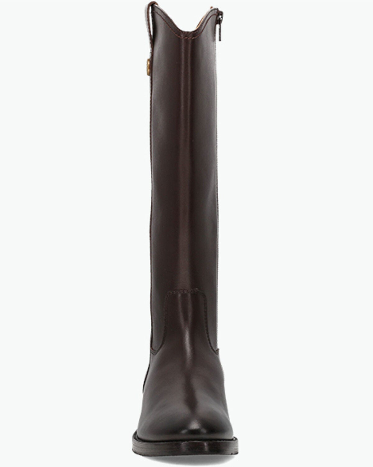 Image #4 - Frye Women's Melissa Button Tall Inside Zip Fashion Boots - Round Toe, Dark Brown, hi-res