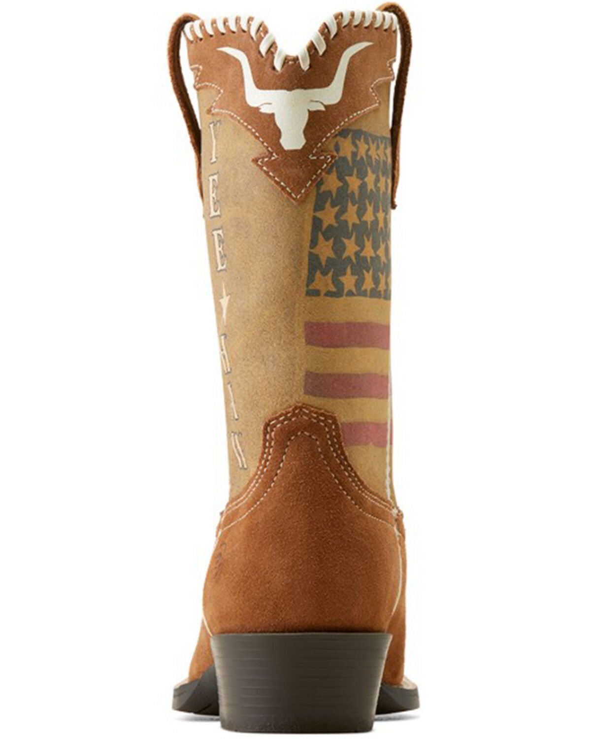 Image #3 - Ariat X Rodeo Quincy Girls' American Cowboy Futurity Western Boots - Broad Square Toe, Brown, hi-res