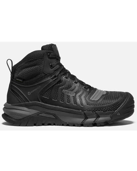 Image #2 - Keen Men's Kansas City Mid Lace-Up Waterproof Work Boots - Carbon Fiber Toe, Black, hi-res