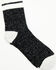Image #1 - Brother's and Sons Men's Charcoal Rugby Stripe Crew Socks, Charcoal, hi-res