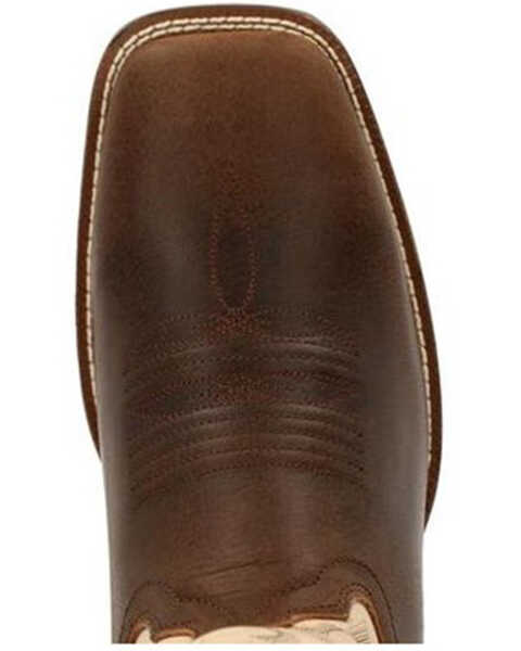 Image #6 - Durango Men's Westward Western Boots - Broad Square Toe, Off White, hi-res