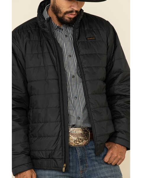 Ariat Men's Black Mosier Quilted Concealed Carry Jacket, Black, hi-res