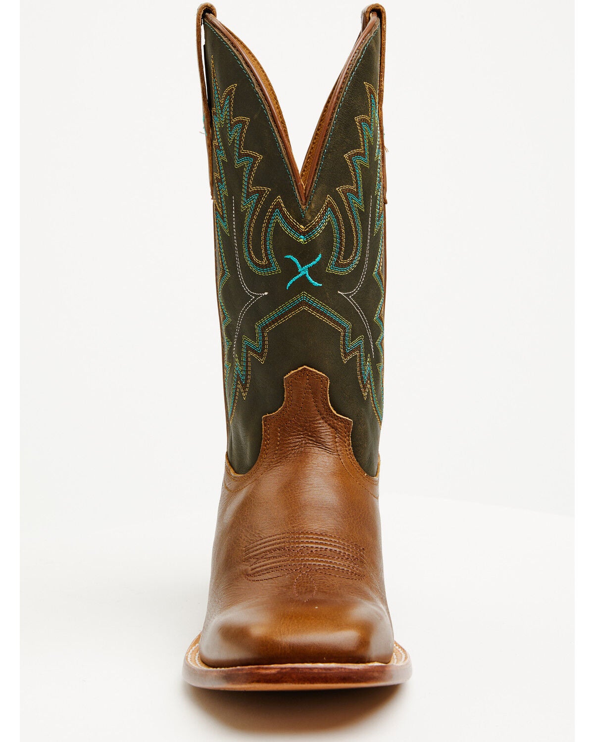Image #4 - Twisted X Men's Rancher Western Boots - Broad Square Toe, Brown, hi-res