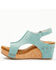 Image #3 - Very G Women's Isabella Suede Sandals , Turquoise, hi-res