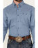 Image #3 - George Strait by Wrangler Men's Geo Print Long Sleeve Button-Down Stretch Western Shirt, Blue, hi-res