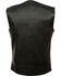 Image #2 - Milwaukee Leather Men's Collarless Zip Front Club Style Vest - Big 5X, Black, hi-res