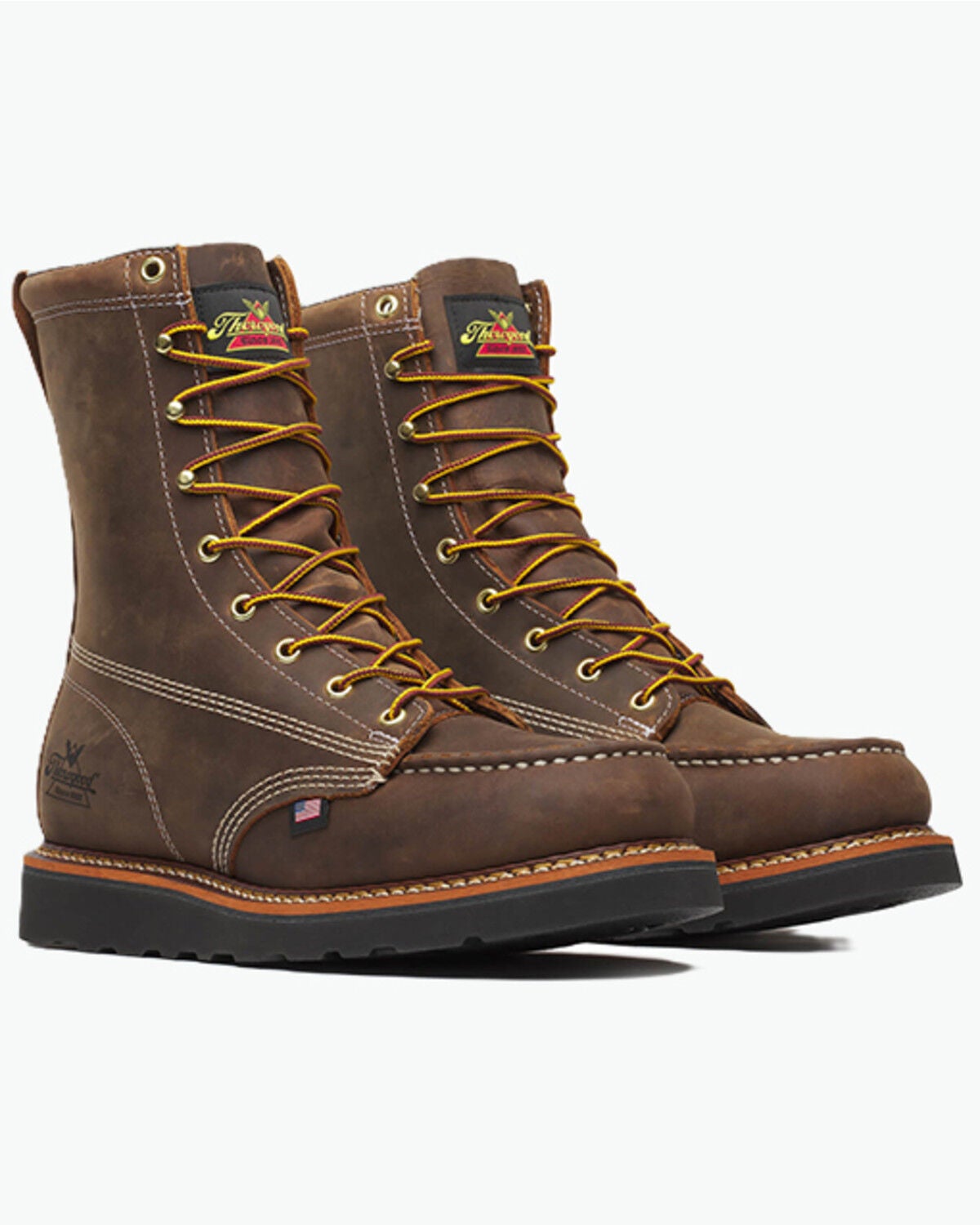 Thorogood Men\'s 12EE American Heritage 8” USA Wedge Work Boots Steel Toe Thorogood Men main image 4