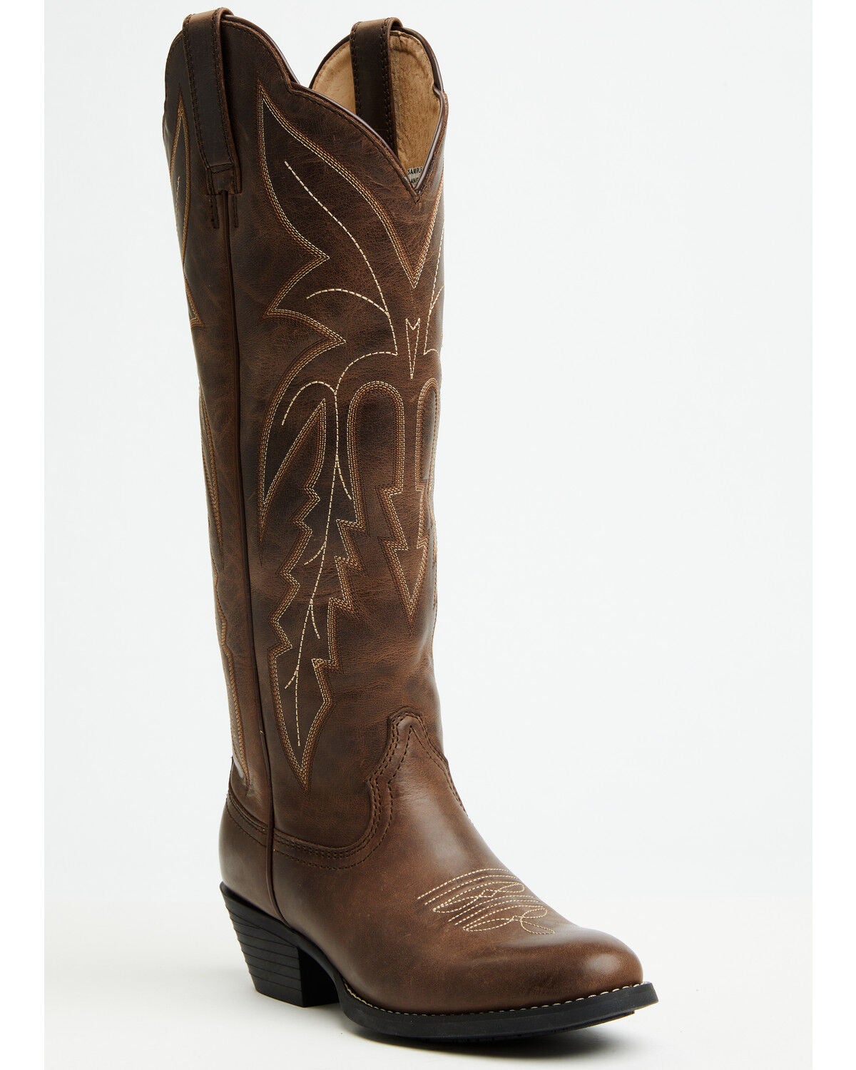 Shyanne Women's Rival Tall Performance Western Boots - Round Toe, Brown, hi-res