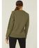 Image #3 - Carhartt Women's Solid Block Logo Midweight Relaxed Pullover Sweatshirt, Olive, hi-res