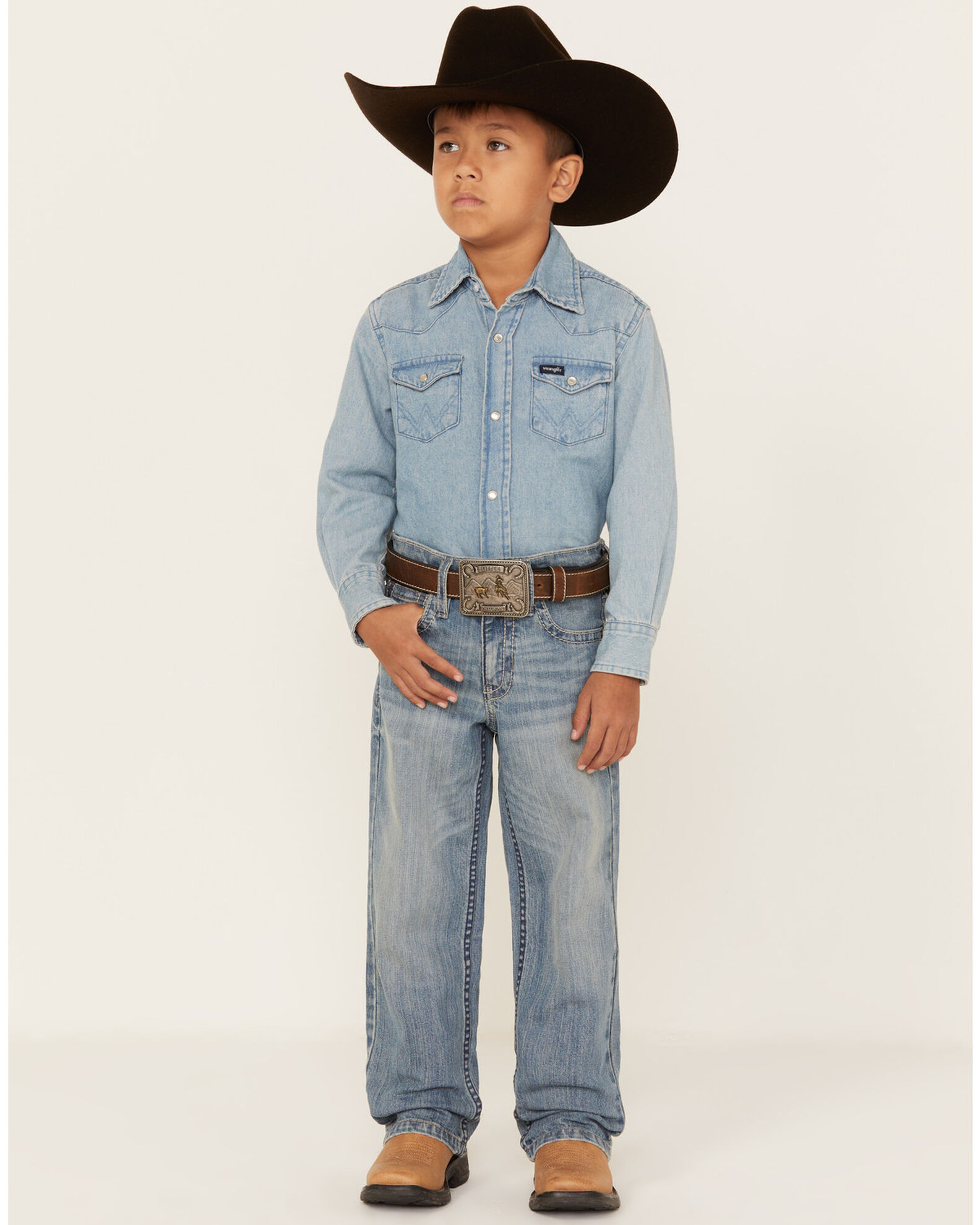 Cody James Boys' Hamshackle Wash Relaxed Boot Denim Jeans - Sizes 8-20 |  Sheplers