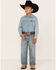 Image #1 - Cody James Boys' Hamshackle Wash Relaxed Boot Denim Jeans - Sizes 8-20, Light Wash, hi-res