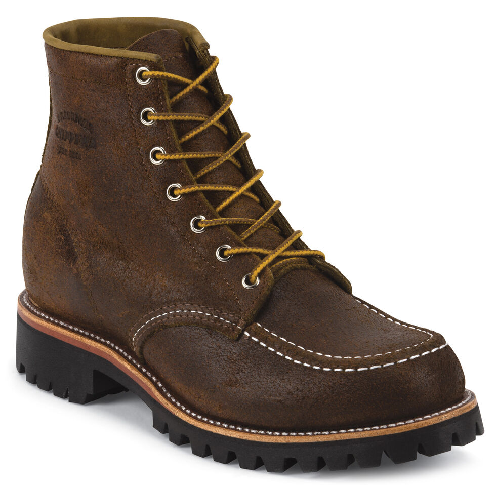 chippewa boot laces brown