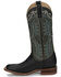 Image #3 - Justin Women's Stella Western Boots - Broad Square Toe, Black, hi-res