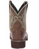 Image #5 - Justin Women's Gemma Brown Western Boots - Round Toe, Dark Brown, hi-res