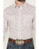Image #3 - Wrangler Men's 20X Paisley Print Long Sleeve Snap Stretch Western Shirt - Tall, White, hi-res