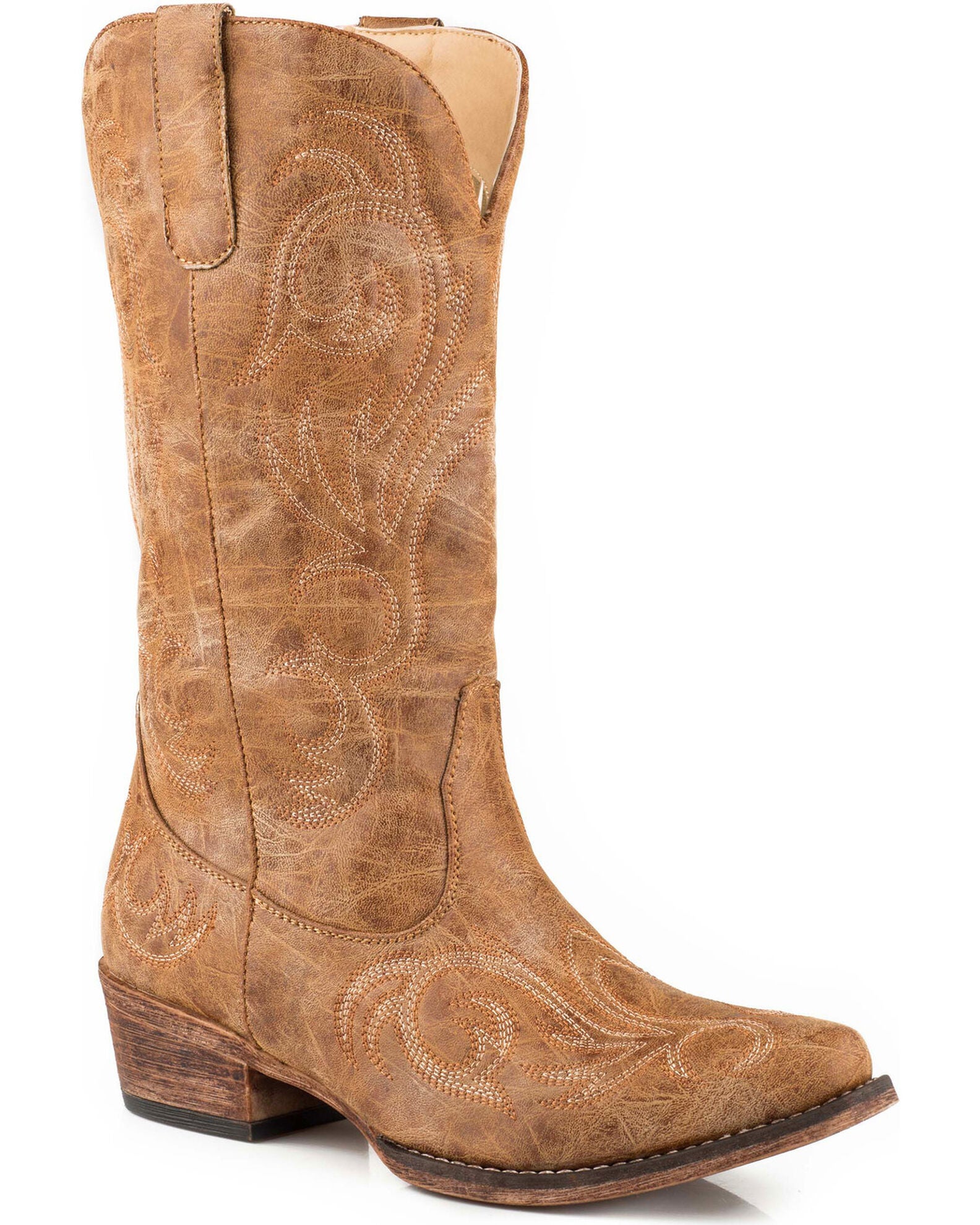 Roper Riley (Brown) - Women's Cowgirl Boot main image 1