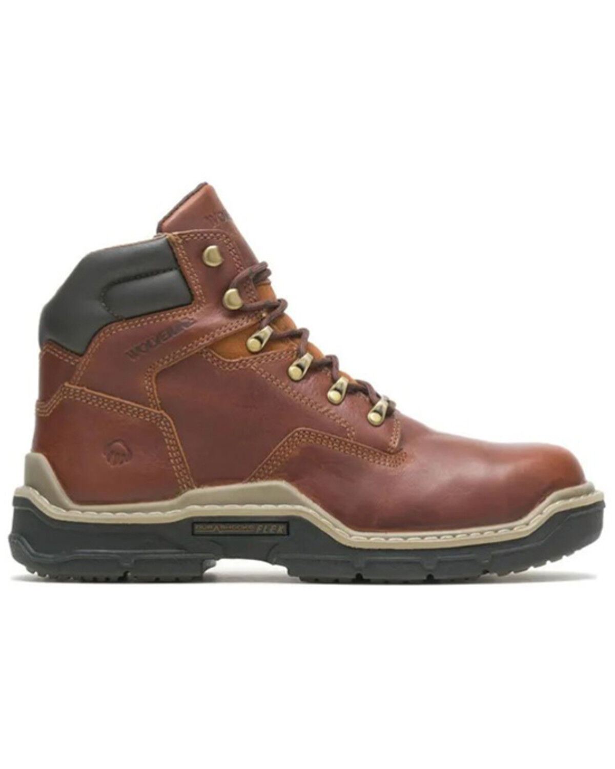 Image #2 - Wolverine Men's Raider II Work Boots - Carbon Toe, Brown, hi-res