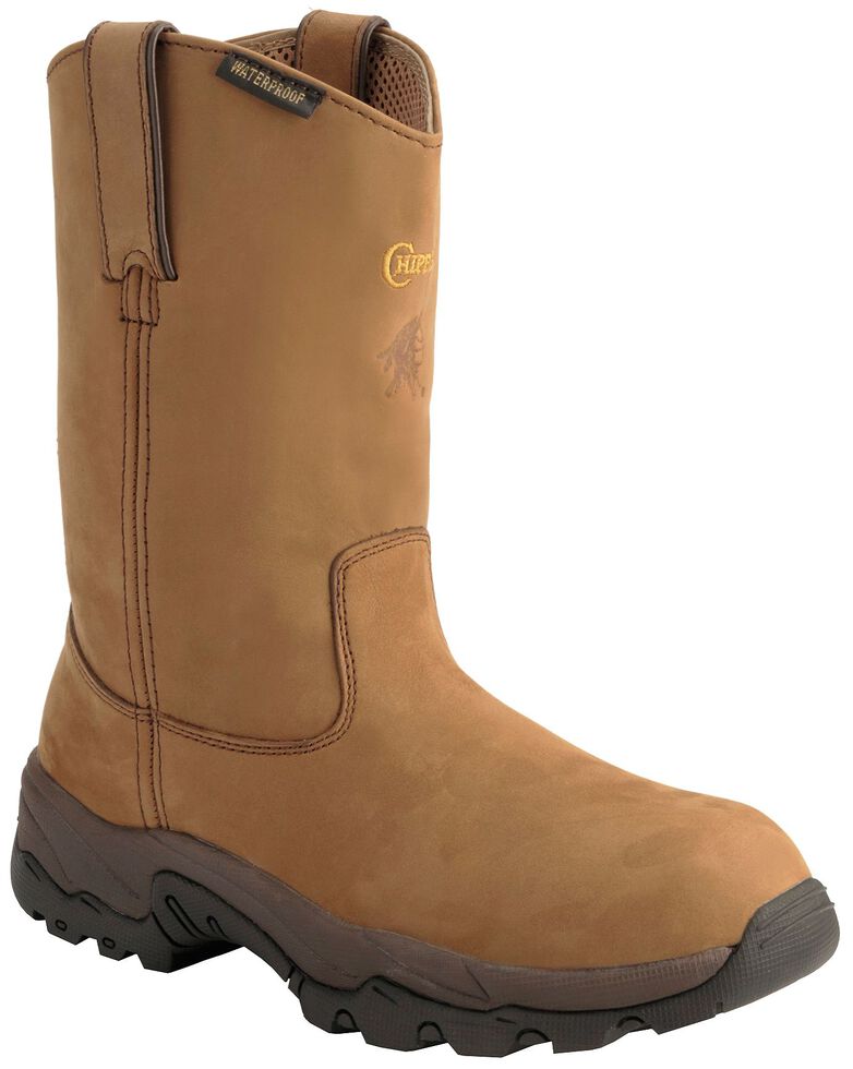 Chippewa Waterproof Apache Pull-On Work Boots - Composite Toe | Sheplers