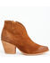 Image #2 - Shyanne Women's Jodi Suede Leather Booties - Round Toe, Cognac, hi-res