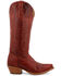 Black Star Women's Victoria Tall Western Boots - Snip Toe, Red, hi-res