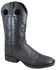 Smoky Mountain Men's Outlaw Western Boots - Square Toe, Black, hi-res