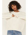 Image #1 - Blue B Women's Boot Stitch Sweater, Cream, hi-res