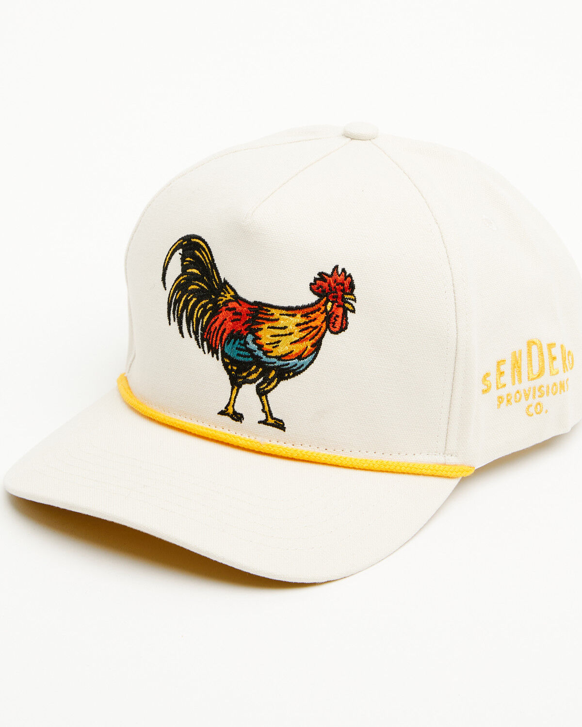 Image #1 - Sendero Provisions Men's Yardbird Ball Cap, White, hi-res