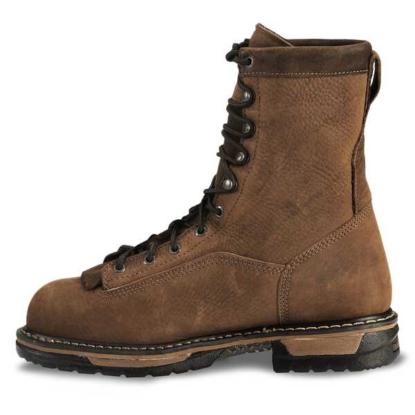 Rocky Men's 9" IronClad Waterproof Work Boots - Steel Toe, Copper, hi-res
