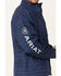 Image #3 - Ariat Men's Logo 2.0 Southwestern Softshell Jacket, Blue, hi-res