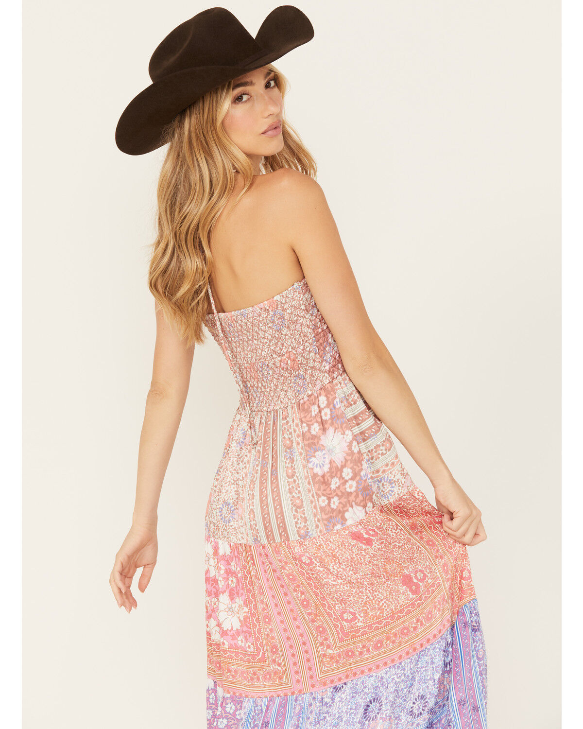 Image #2 - Jen's Pirate Booty Women's Fairytale Juliette Patchwork Maxi Dress, Multi, hi-res