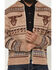 Image #3 - Cotton & Rye Men's Novelty Steerhead Zip-Up Sweater, Tan, hi-res