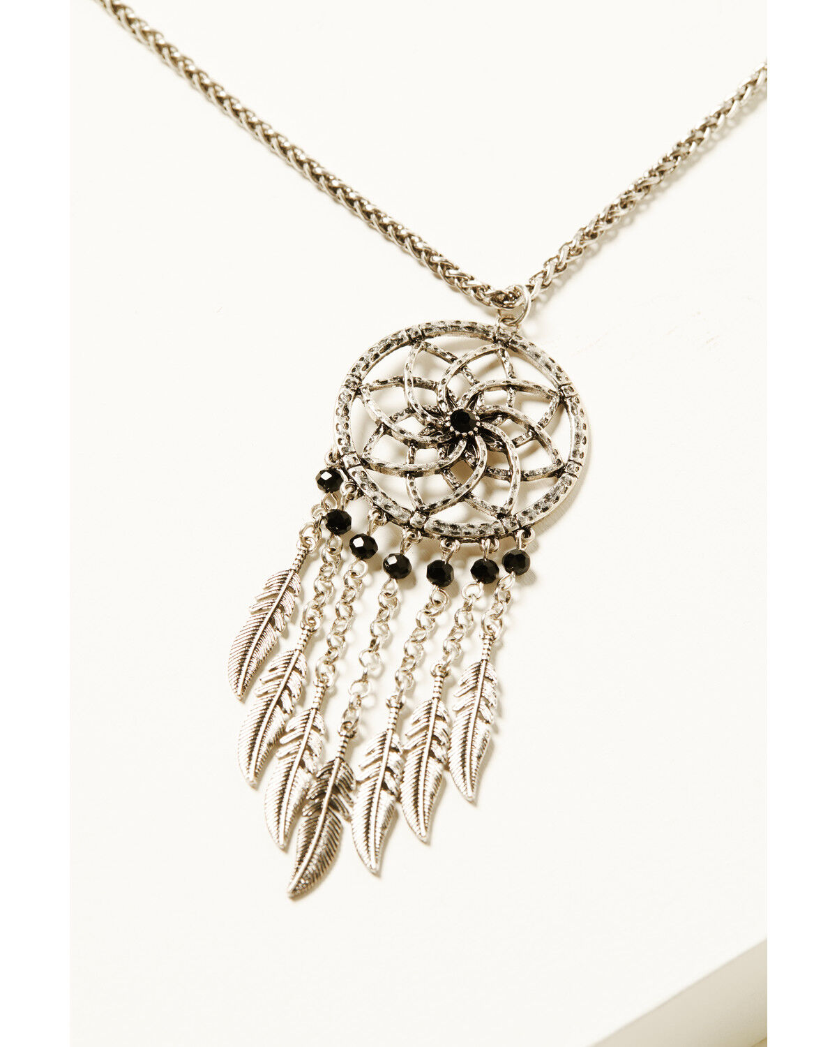 Image #2 - Shyanne Women's Moonrise Canyon Dreamcatcher Necklace, Silver, hi-res